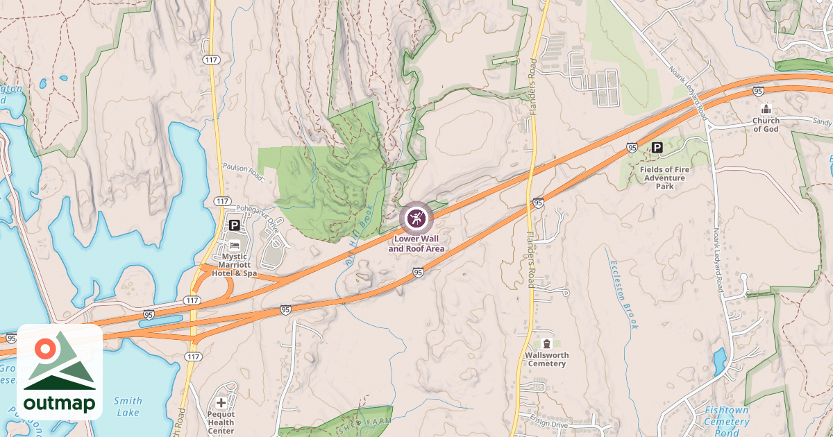 Map of Lower Wall and Roof Area