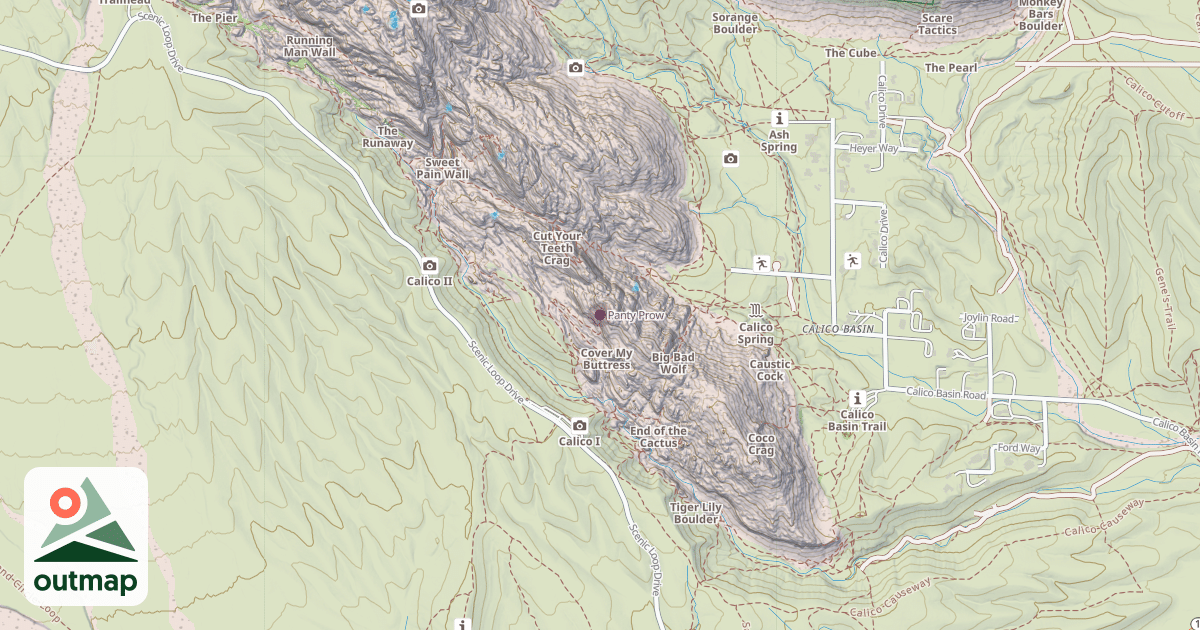 Map of Panty Prow