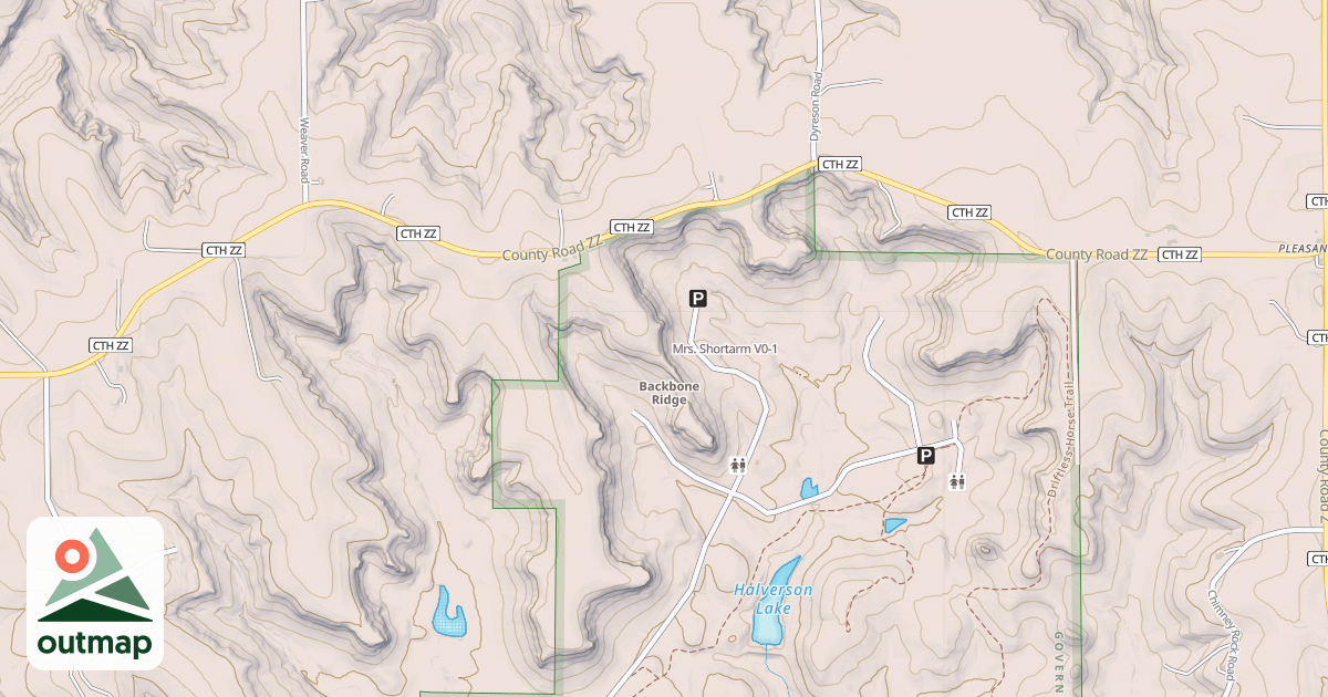 Map of Mrs. Shortarm