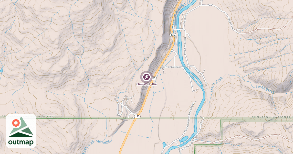 Map of Claw Wall, The