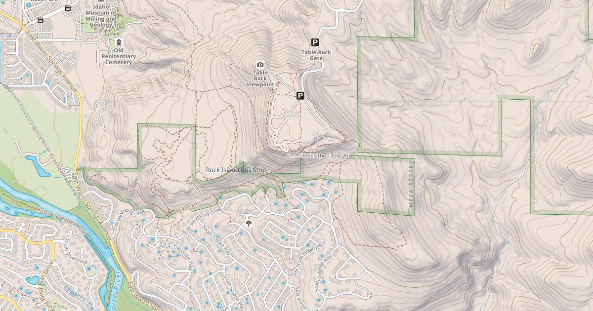 Map preview of Under The Table