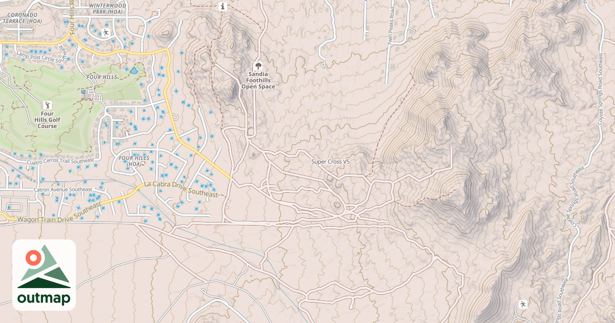 Map of Super Cross