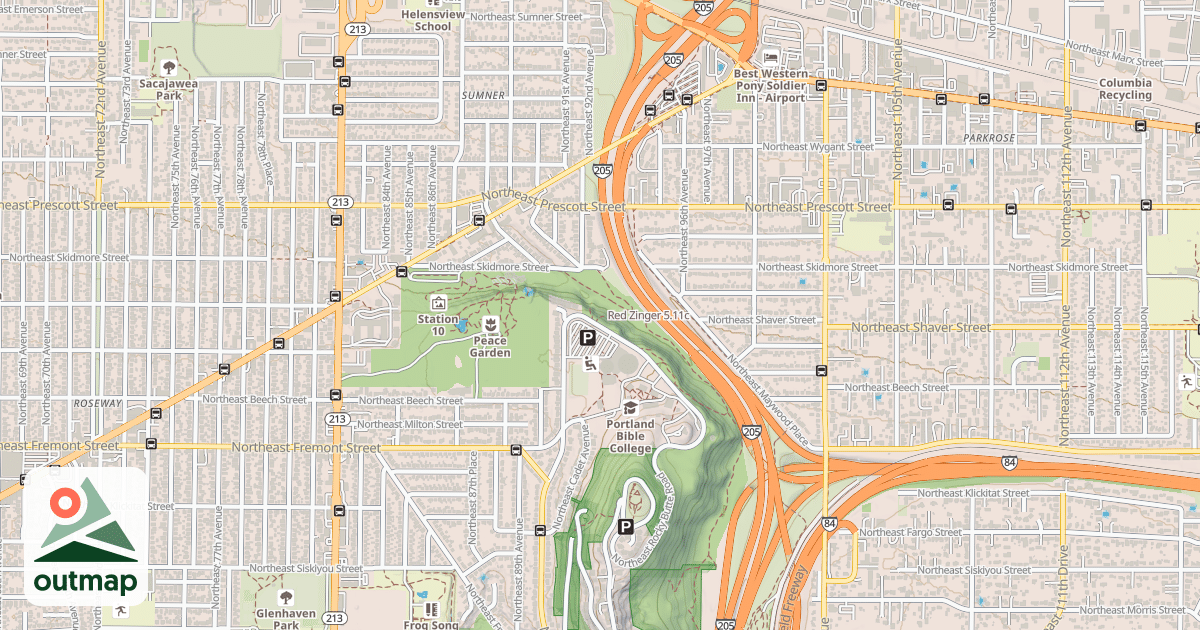 Map of Red Zinger