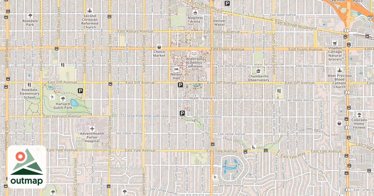 Map of Mudd Traverse