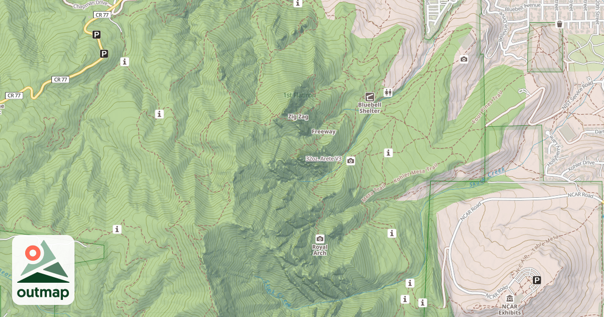 Map of 32oz. Arete