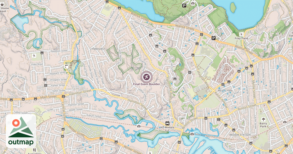 Map of Final Exam Boulder