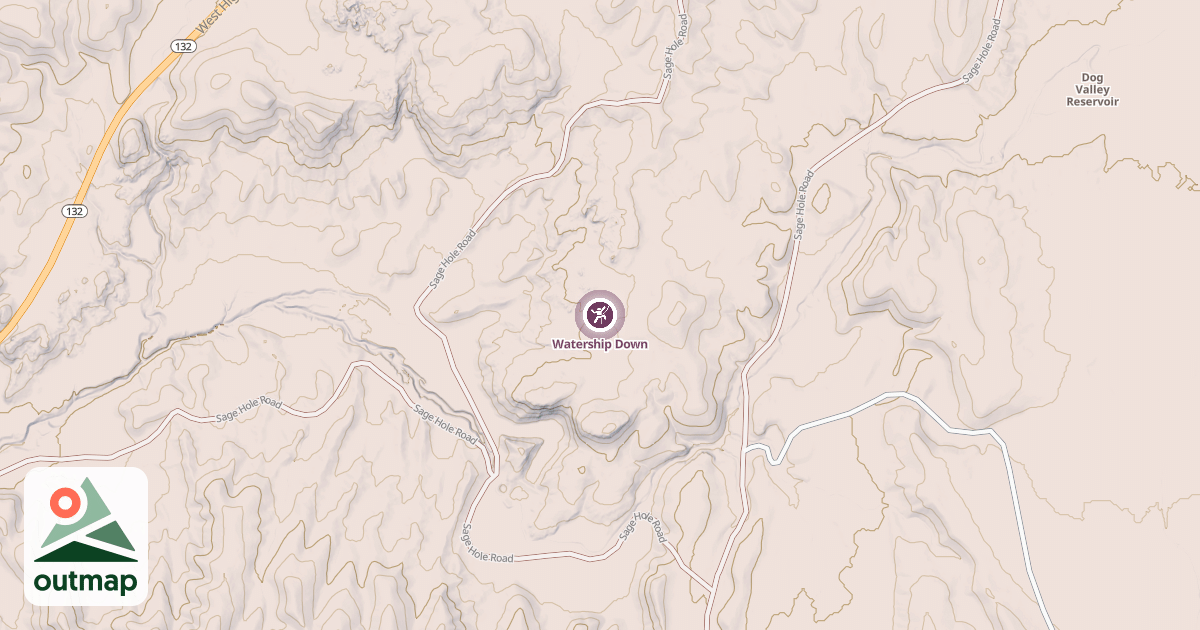 Map of Watership Down