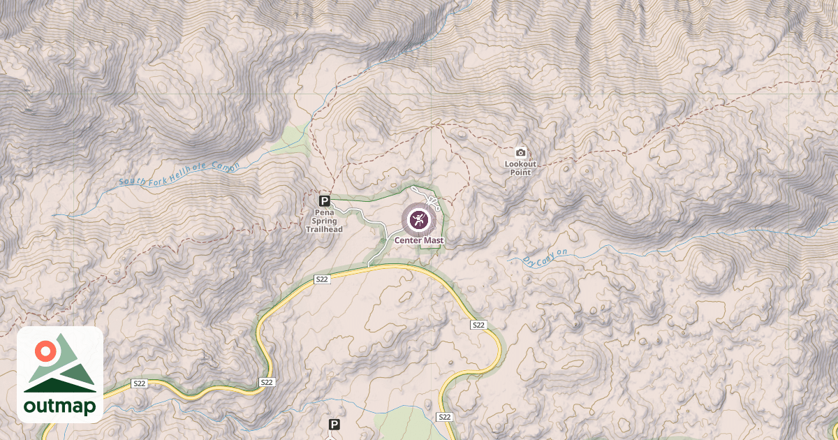 Map of Center Mast