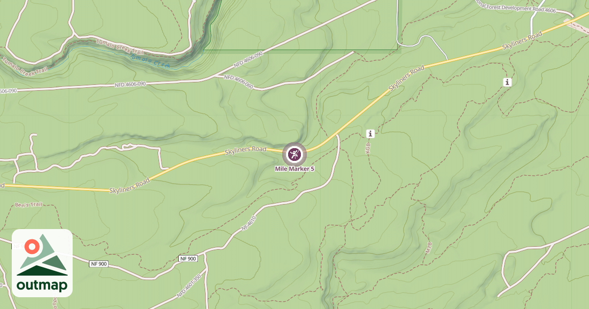 Map of Mile Marker 5