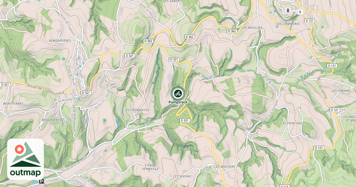 Map of Pumptrack