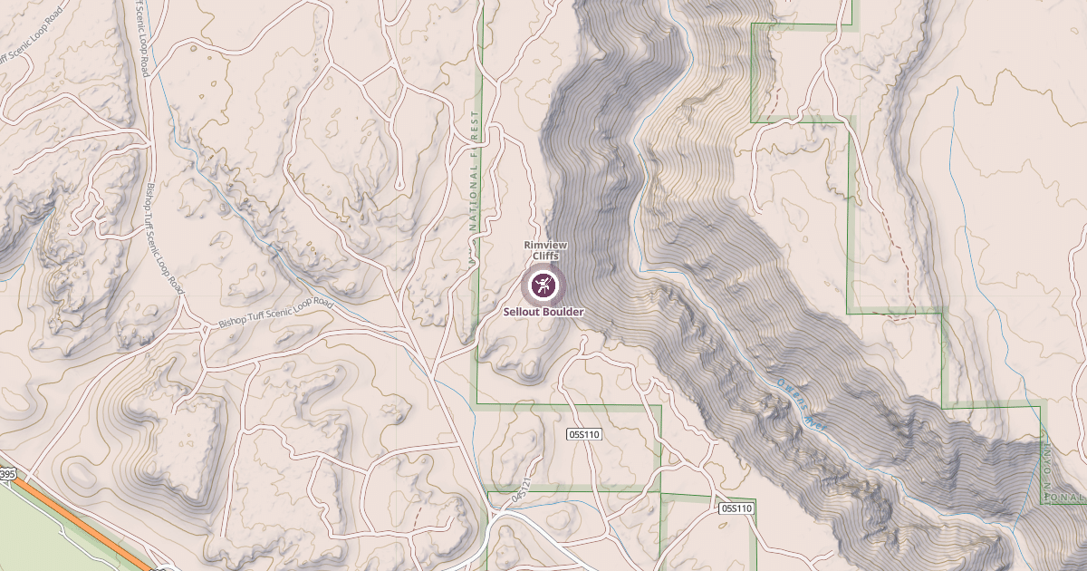 Map preview of Sellout Boulder