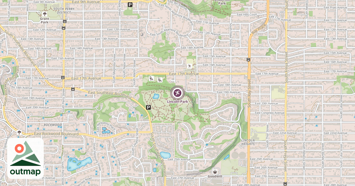 Map of Lincoln Park
