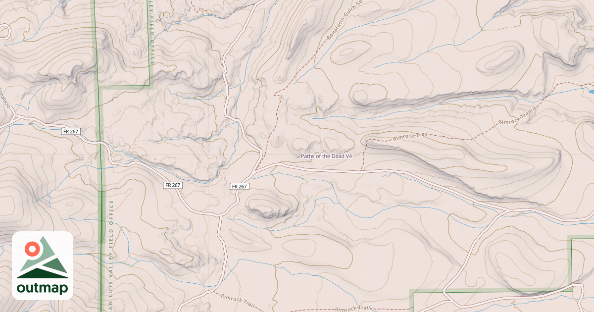Map of Paths of the Dead