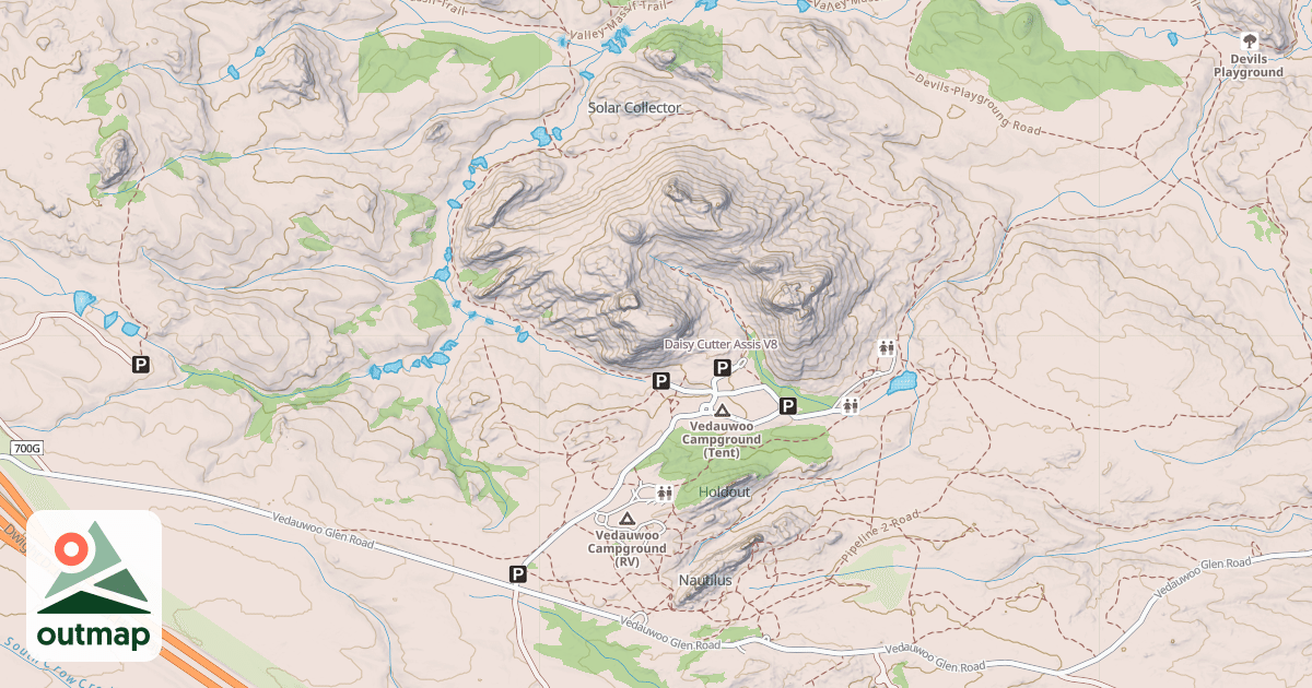 Map of Daisy Cutter Assis