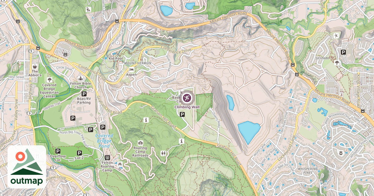 Map of Climbing Wall