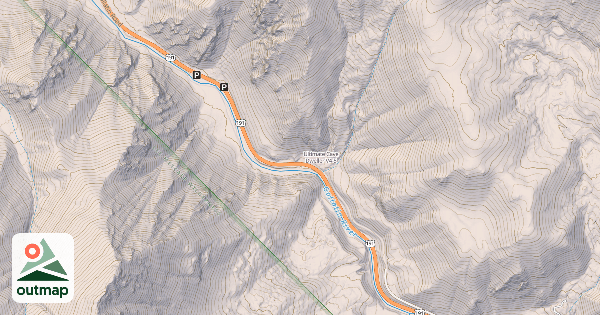 Map of Ultimate Cave Dweller