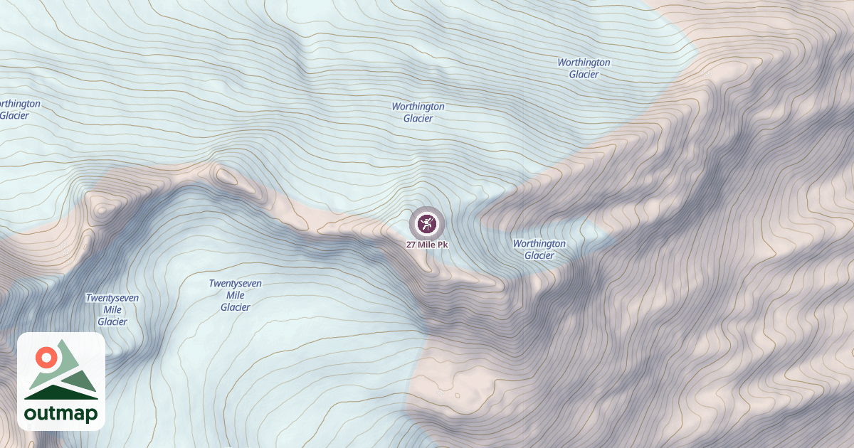 Map of 27 Mile Pk