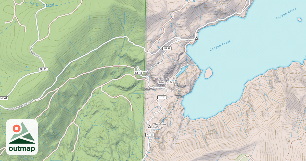 Map of Dont Speak, Just Listen