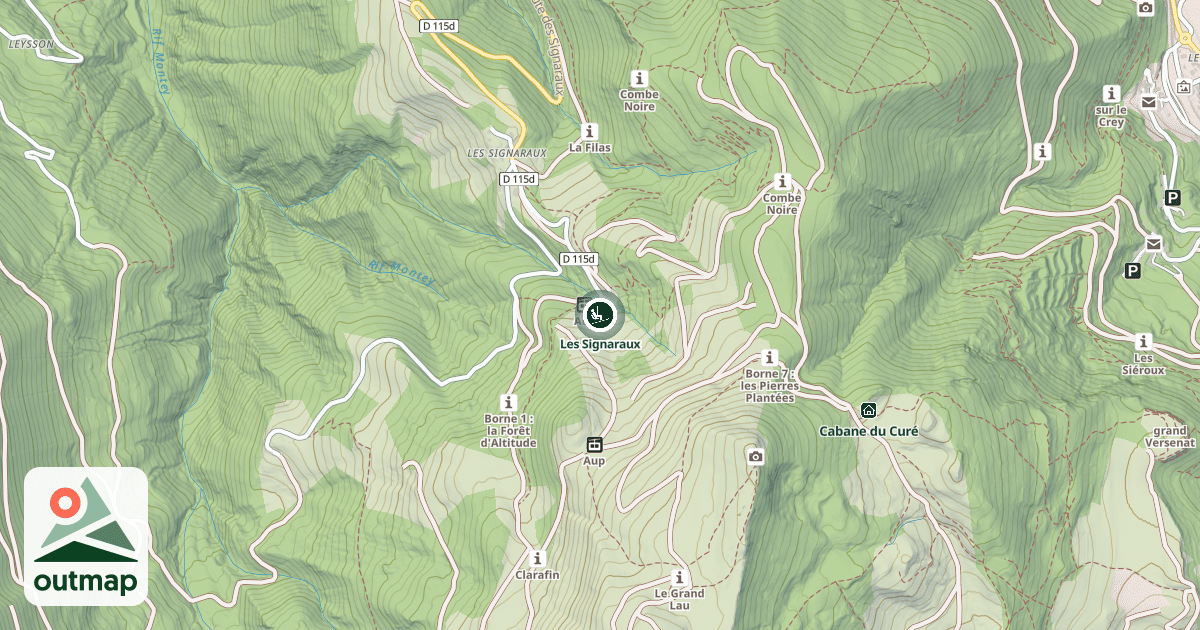Map of Les Signaraux
