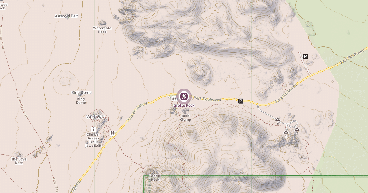 Map preview of Grotto Rock