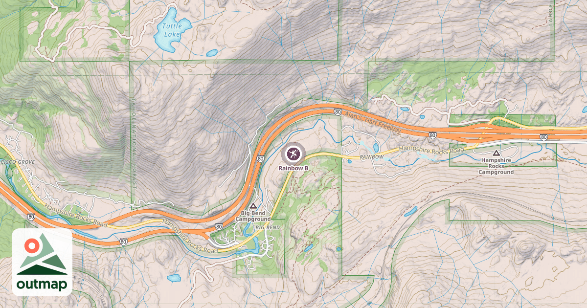 Map of Rainbow B