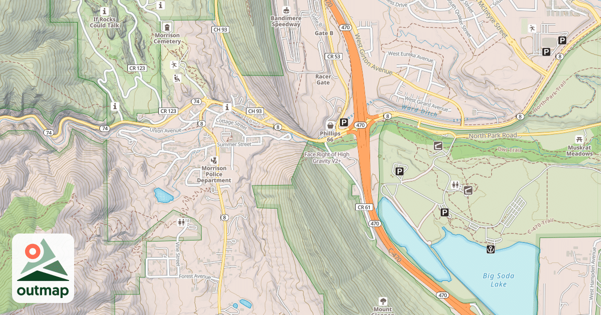 Map of Face Right of High Gravity
