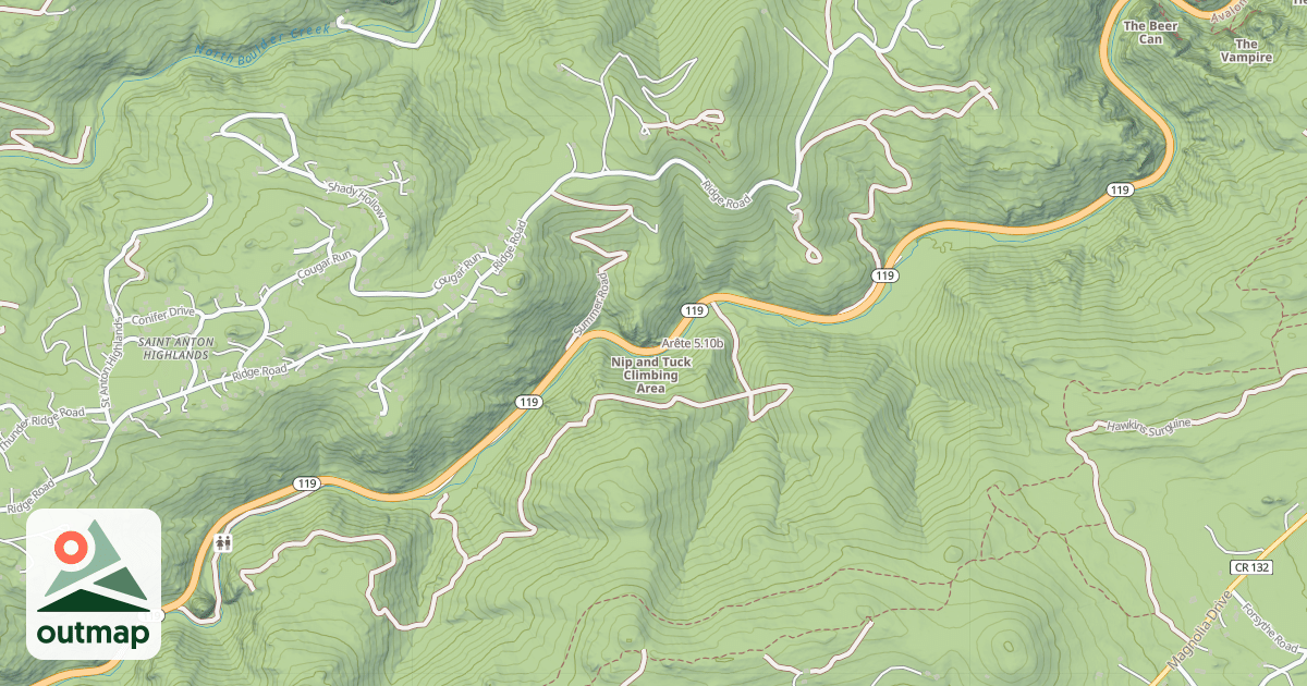 Map of Arête