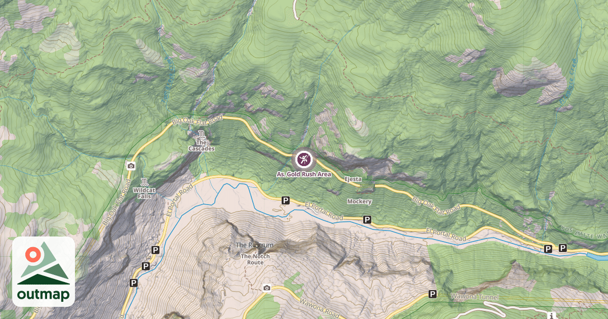 Map of As. Gold Rush Area