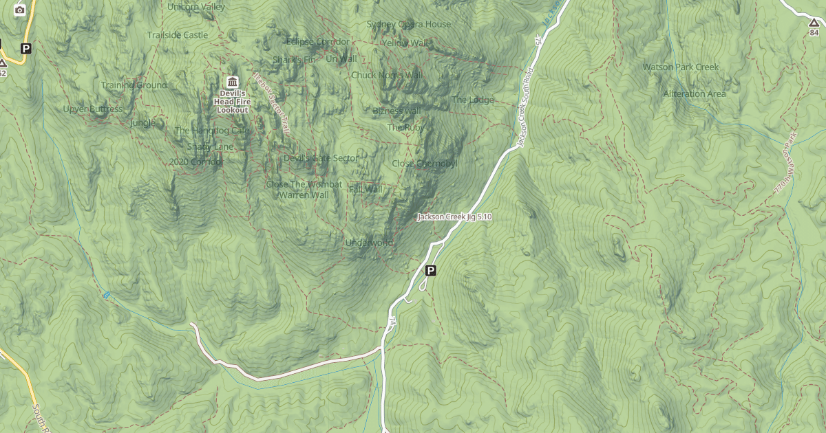 Map preview of Jackson Creek Jig