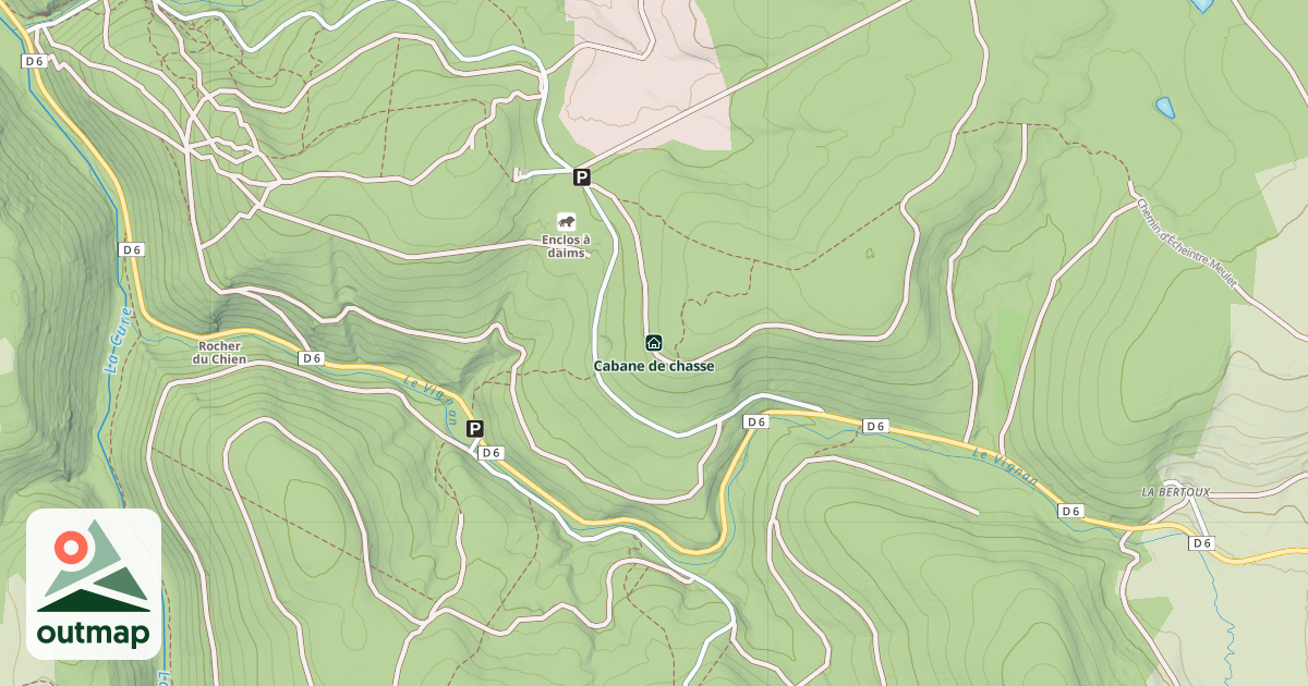 Map of Cabane de chasse