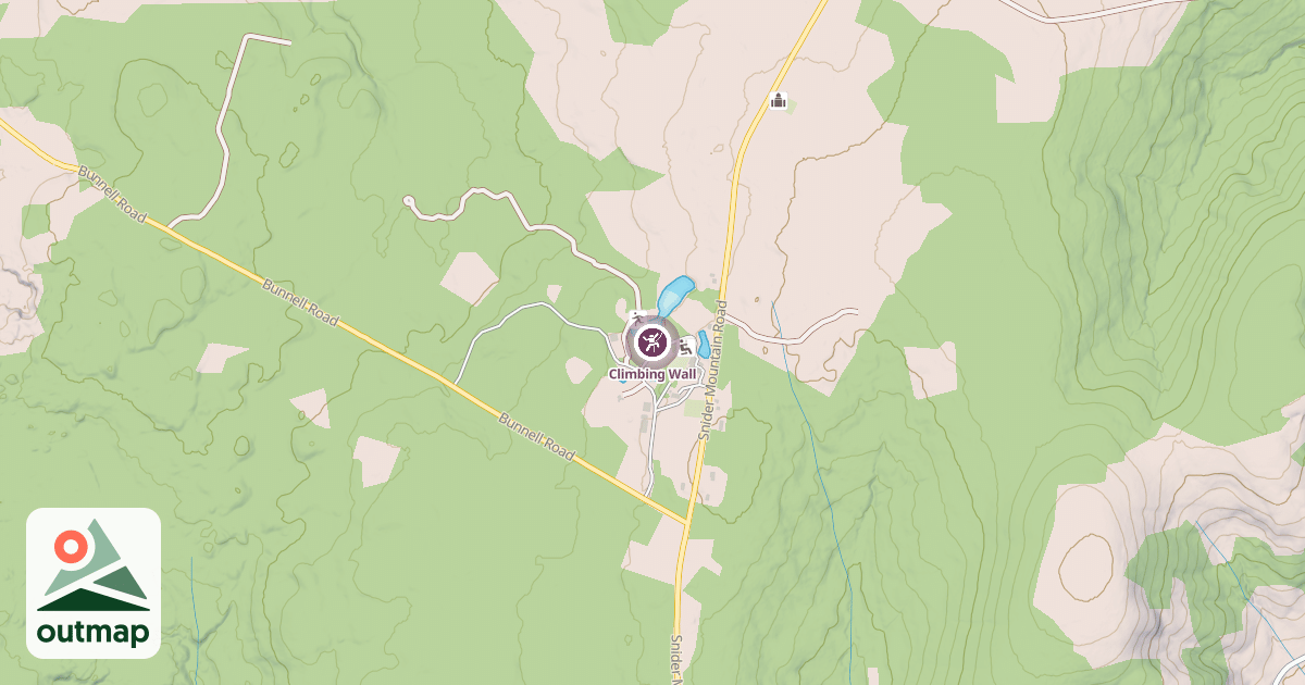 Map of Climbing Wall