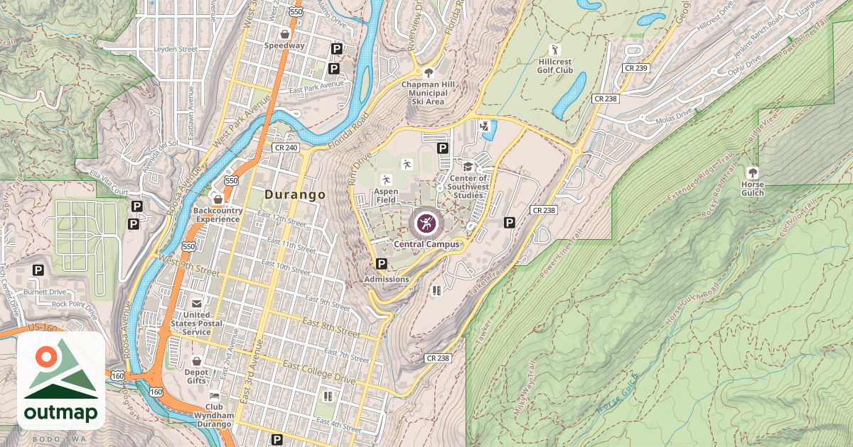 Map of Central Campus