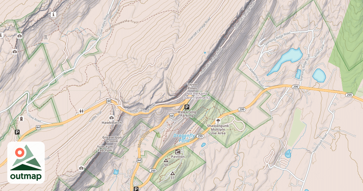 Map of Not the Kama Sutra Traverse
