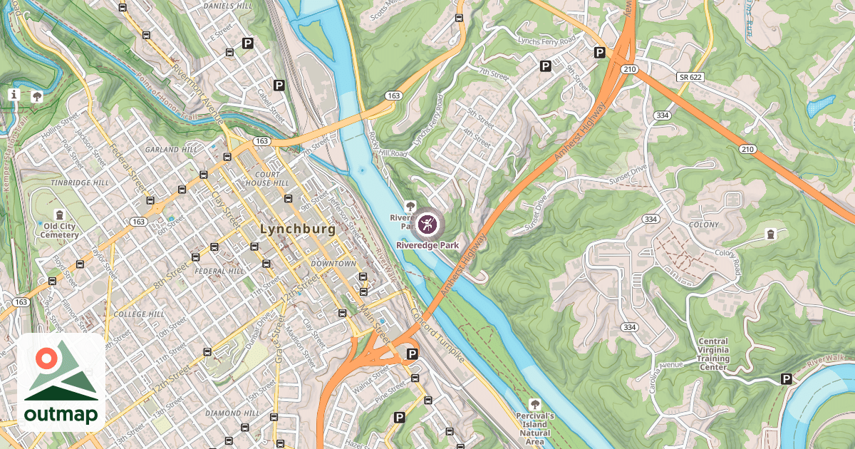 Map of Riveredge Park
