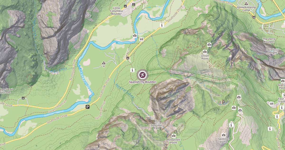 Map preview of Spanish Fly Boulder