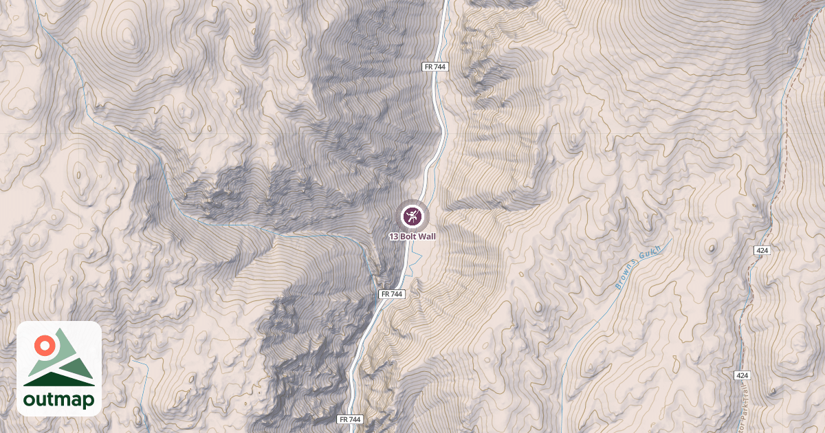 Map of 13 Bolt Wall