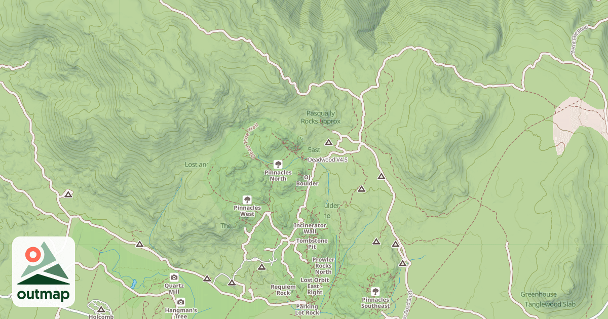 Map of Deadwood