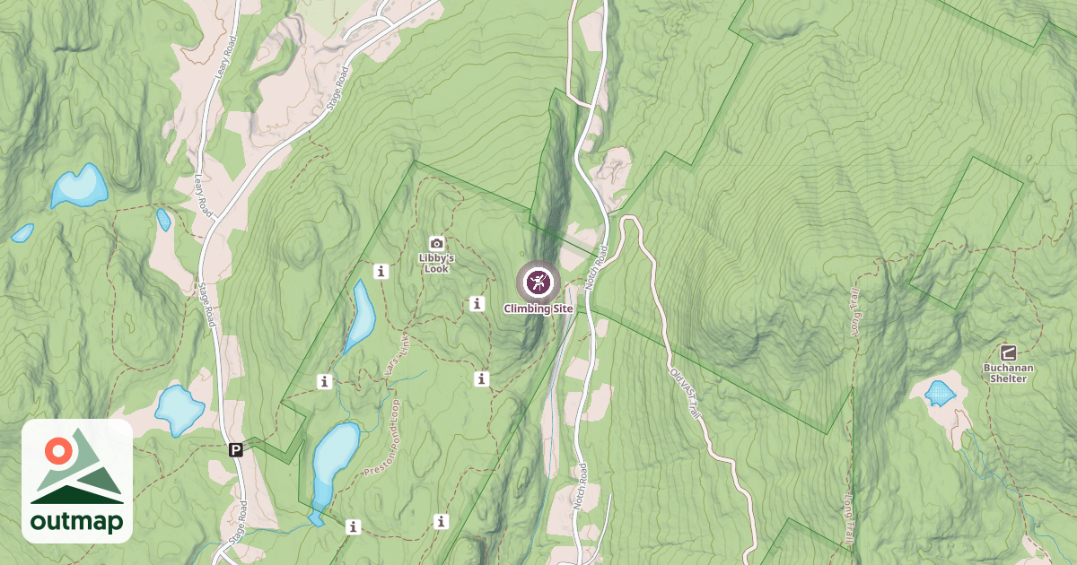 Map of Climbing Site