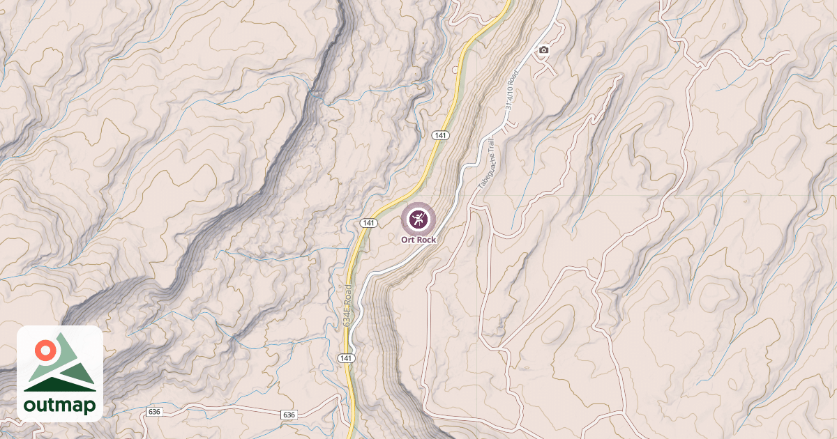 Map of Ort Rock