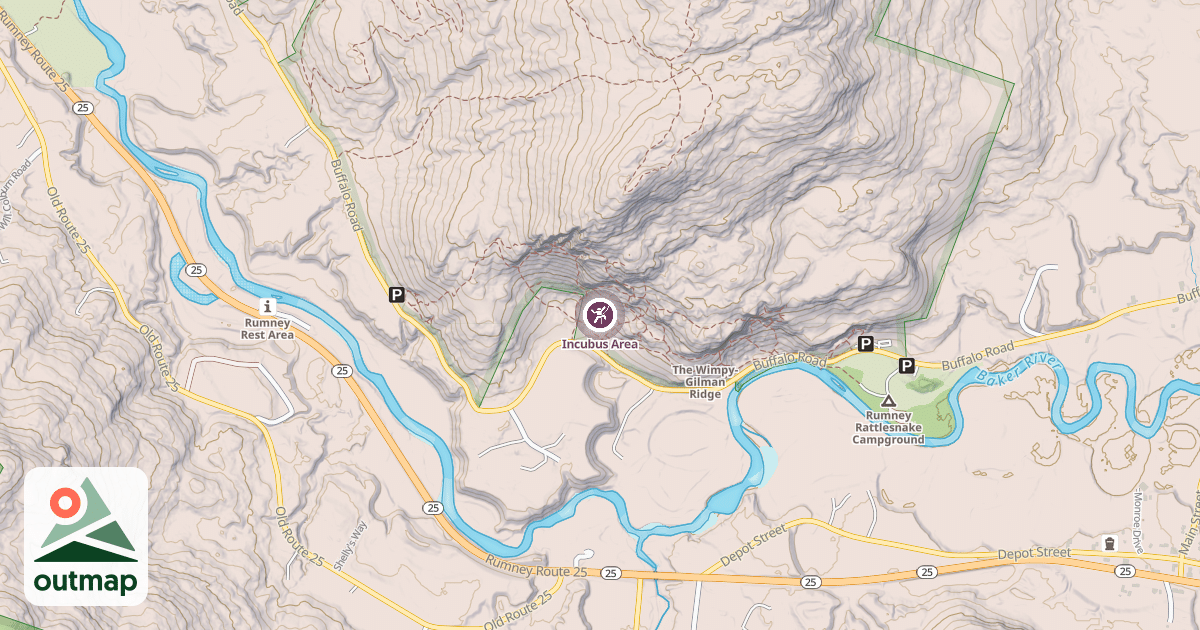 Map of Incubus Area