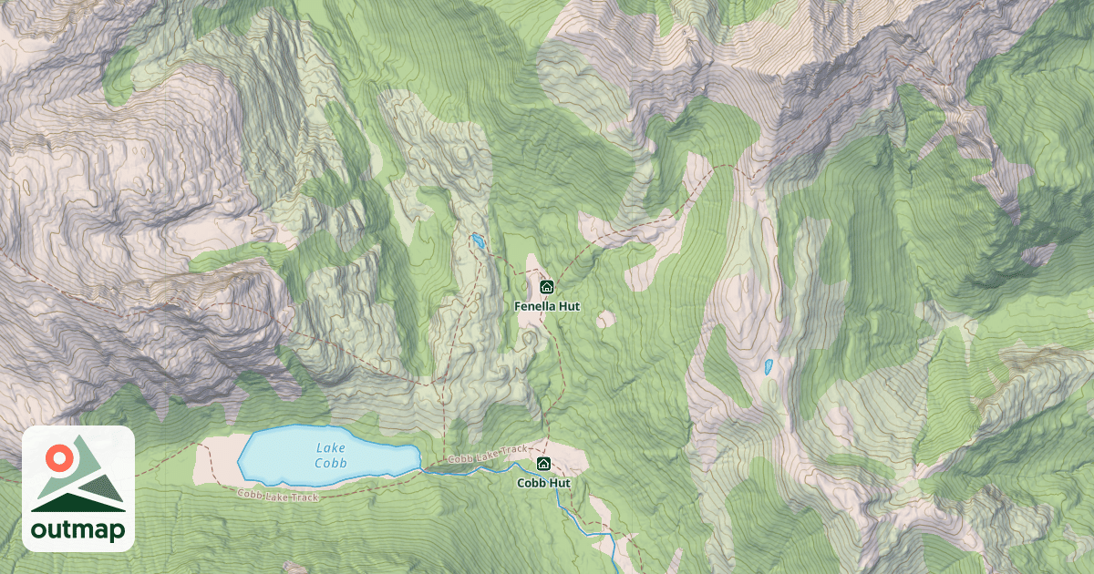Map of Fenella Hut