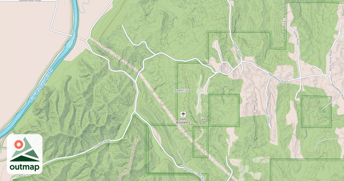 Map of Bowfin