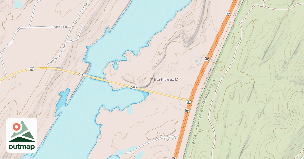 Map of Breakin' the law