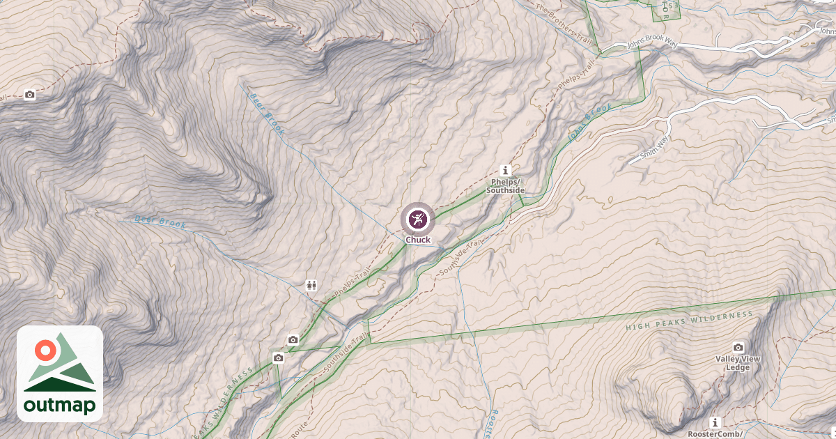 Map of Chuck