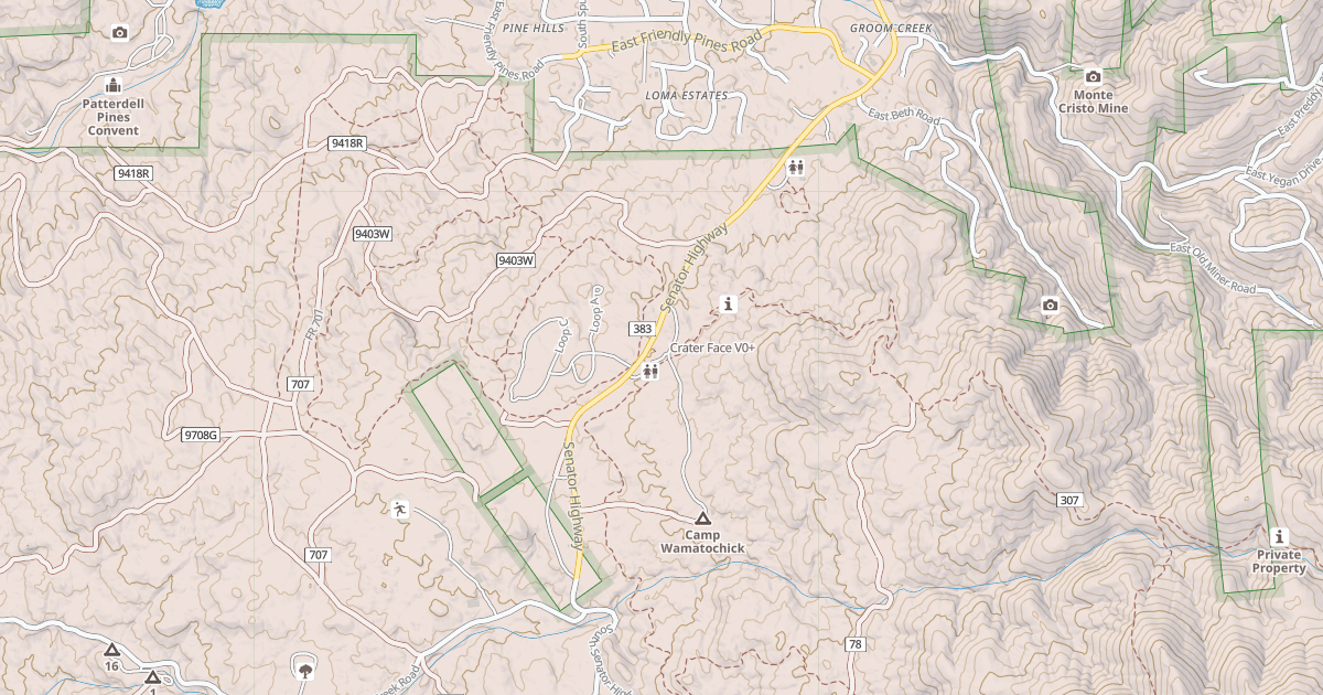 Map preview of Crater Face