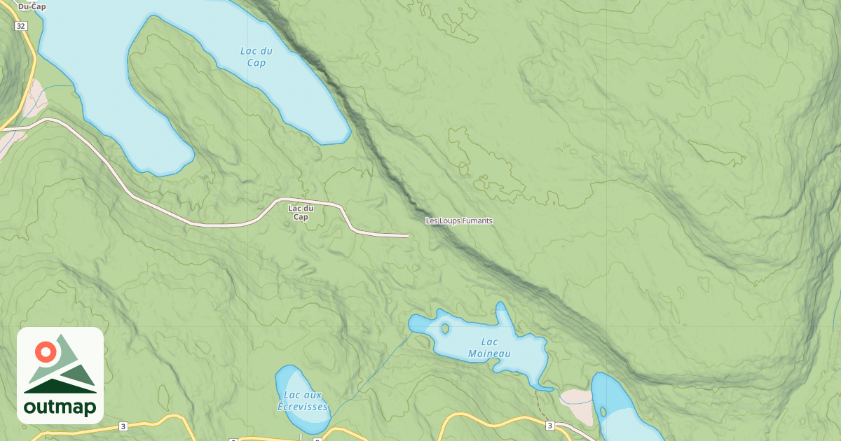 Map of Les Loups Fumants
