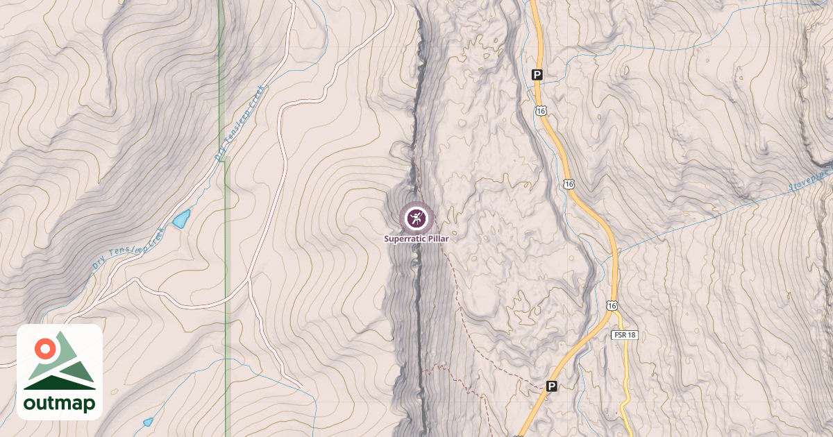 Map of Superratic Pillar