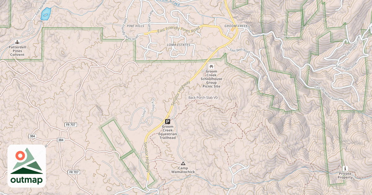 Map of Back Porch Slab