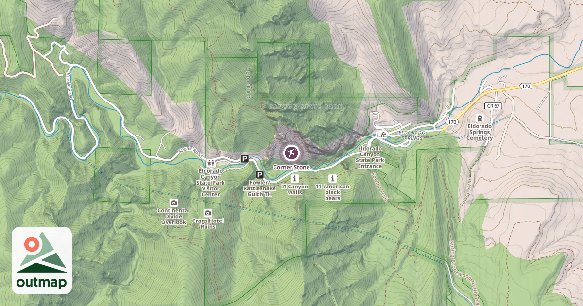 Map of Corner Stone