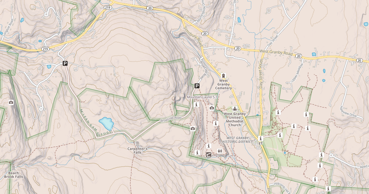 Map preview of Mountain Laurel